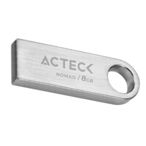 Memoria USB Nomad Metal MUF-8000 ACTECK  Memoria USB 8GB, 2.0, Velocidad de Lectura 25 MB/s, Velocidad de Escritura 5MB/s