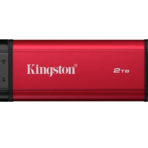 UNIDAD DE ESTADO SOLIDO PORTABLE KINGSTON SPSD 2TB DUAL USB-A/C 3.2 GEN 2 R.1050MB/S W.950MB/S ROJO