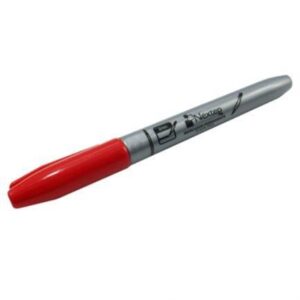 Marcador Permanente Nextep NE-071 Punto Fino 2mm Color Rojo con 12 piezas