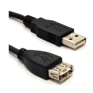 Cable Extensión USB BROBOTIX 054320, USB, 0,9 m, Negro