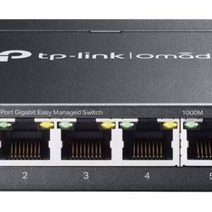 Switch Gigabit OMADA (ES205G) 5 puertos RJ45 de 10/100/1000 Mbps,Negociación automática/MDI/MDIX automático