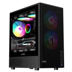 Gabinete Mini Torre  ZYRON GC606 ACTECK  Factor: Micro Atx, Mini ITX