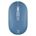 Mouse Recargable 2.4GHz + Bluetooth Clic Silencioso COLORI Color Azul | PERFECT CHOICE