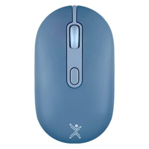 Mouse Recargable 2.4GHz + Bluetooth Clic Silencioso COLORI Color Azul | PERFECT CHOICE