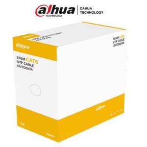 Bobina de Cable UTP para Exterior Cat6/ 100% Cobre/ 305 metros/ Color Negro/ Cubierta Exterior MDPE/ Cumple con Estandares ANSI/TIA 568-C.2/ RoSH