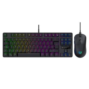 Combo Gamer Alámbrico Fusion Vanguard TKL CKG680 / Teclado Mecanico TKL / 88 teclas (26 Antighosting) / Mouse 6D / 3,600 Dpi Ajustable / Backlight