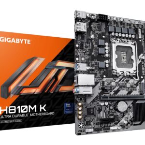 TARJETA MADRE GIGABYTE MICRO ATX H810M K , DDR5, S-1851, 128 GB, PARA INTEL