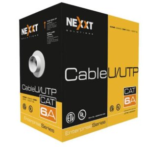 Bobina NEXXT U/UTP CAT6A 305M, CMR,  23 AWG AB357NXT23