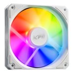 Ventilador XPG VENTO R 120 ARGB PWM (Pulse Width Modulation). Dimensiones 120 x 120 x 25mm. Iluminación ARGB. BLANCO VENTOR120ARGBPWM-WHCWW