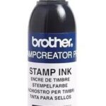 Botella de tinta para sellos Brother PRINKB. Color: Negro. Rendimiento aproximado 2,000 impresiones. Para creadores de sellos SC2000USB.