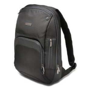 Mochila Triple Trek 14 K62591AM Kensington, Negro, cremalleras reflectantes, alta resistencia de 1680 deniers, con correas alcochadas.