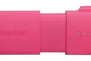 MEMORIA USB KINGSTON DATATRAVELER EXODIA M 64GB 3.2 GEN 1 RETRÁCTIL ROSA NEON